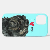 Ich Liebe mein Affenpinscher Case-Mate iPhone Hülle (Rückseite (Horizontal))