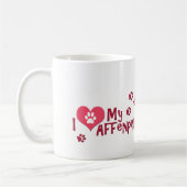 Ich Liebe mein Affenpinscher! Kaffeetasse (Links)