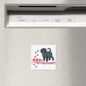 Ich Liebe mein Affenpinscher! Magnet (In Situ (Geschirrspüler))