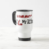 Ich Liebe mein Affenpinscher Reisebecher (Vorderseite Links)