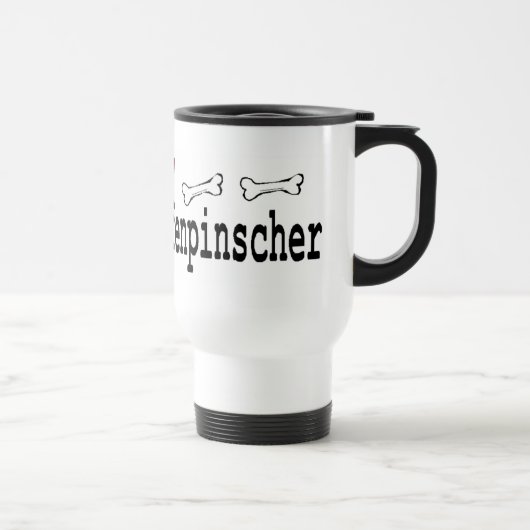 Ich Liebe mein Affenpinscher Reisebecher (Rechts)