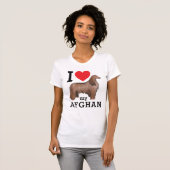 Ich Liebe mein Afghanisch T-Shirt (Vorne ganz)