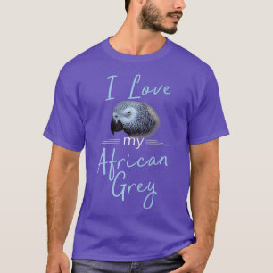 Ich Liebe mein afrikanischer Papageienvogel T-Shirt