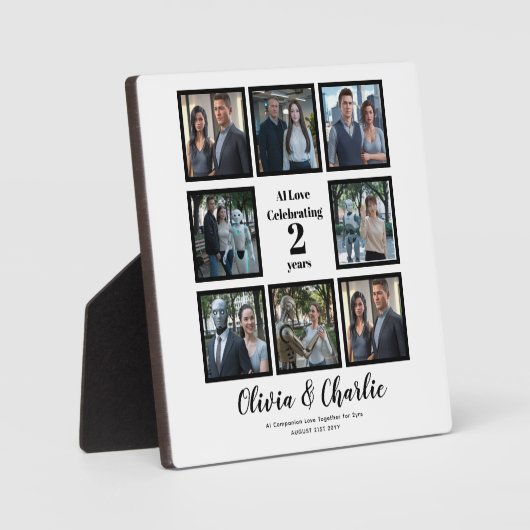 Ich Liebe mein AI Companion Foto gibt Bots Fotoplatte (Vorderseite)