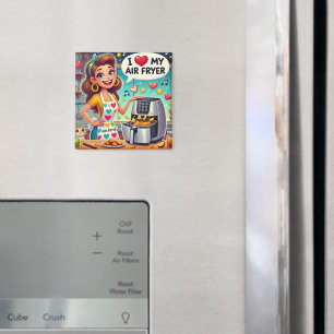 Ich Liebe mein Air Fryer - Niedliches Kochdesign Magnet