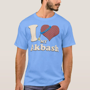 Ich Liebe mein Akbash Herz Hund Besitzer  T-Shirt