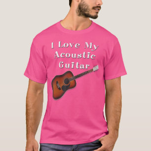 Ich Liebe mein akustisches GitarrenShirt T-Shirt
