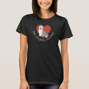Ich Liebe mein altenglischer Schafhund! T-Shirt