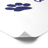 Ich Liebe mein amerikanischer Bulldog (weiblicher  Poster (Ecke)