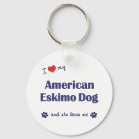Ich Liebe mein amerikanischer Eskimohund (weiblich
