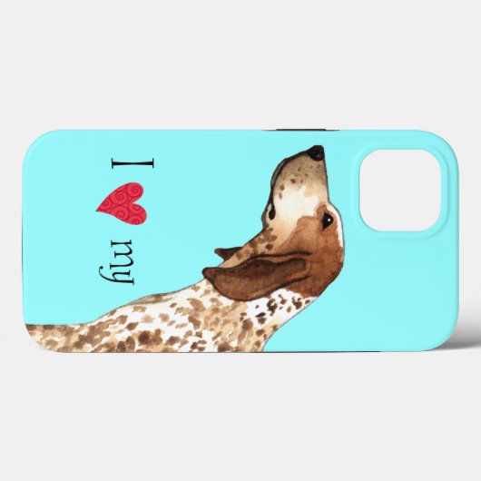 Ich Liebe mein amerikanisches Englisch Case-Mate iPhone Hülle (Rückseite (Horizontal))