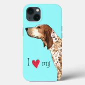 Ich Liebe mein amerikanisches Englisch Case-Mate iPhone Hülle (Rückseite)