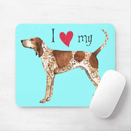 Ich Liebe mein amerikanisches Englisch Mousepad (Mit Mouse)