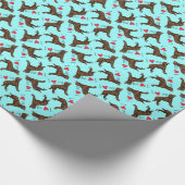 Ich Liebe mein amerikanisches Wasser Spanier Geschenkpapier (Ecke)