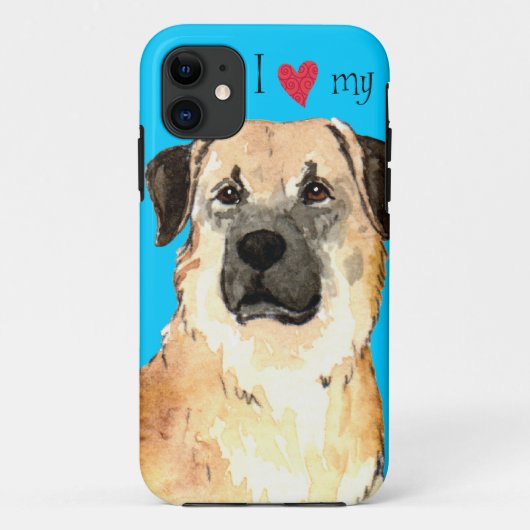 Ich Liebe mein Anatolischer Schäferhund Case-Mate iPhone Hülle (Rückseite)