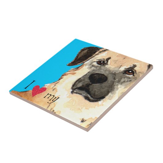 Ich Liebe mein Anatolischer Schäferhund Fliese (Seite)