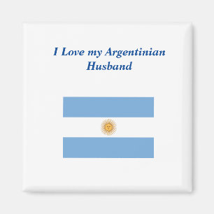 Ich Liebe mein argentinisches Ehemännischmagnet Magnet