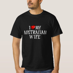 Ich liebe mein australisches Frau T-Shirt