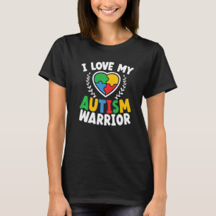 Ich Liebe mein Autismus Krieger Asd Autistic Autis T-Shirt