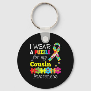 Ich Liebe mein Autistischer Cousin Autismus Bewuss Schlüsselanhänger