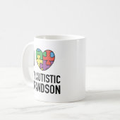 Ich Liebe mein Autistischer Enkel Kaffeetasse (Vorderseite Links)