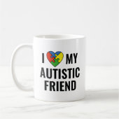 Ich Liebe mein Autistischer Freund Kaffeetasse (Links)