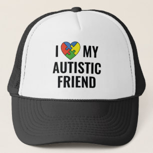 Ich Liebe mein Autistischer Freund Truckerkappe