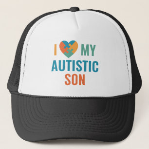 Ich Liebe mein Autistischer Sohn Truckerkappe