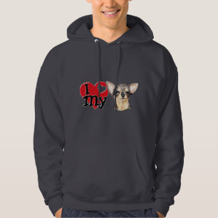 Ich Liebe mein B&T Chihuahua Hoodie