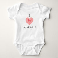 Ich liebe mein Baba Baby-Body