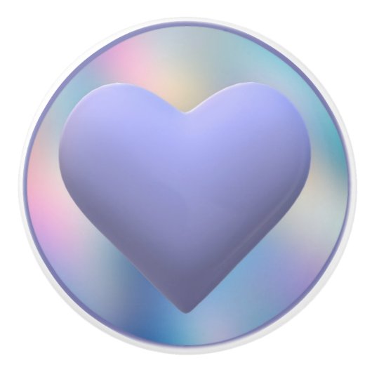 Ich Liebe mein Baby Blue Keramikknauf (Vorderseite)