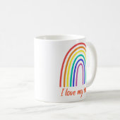 Ich Liebe mein Baby Kaffeetasse (VorderseiteRechts)