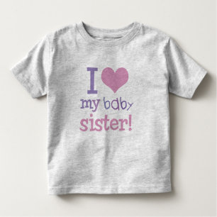 Ich Liebe mein Baby Schwester Kinder T - Shirt & G