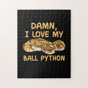 Ich Liebe mein Ball Python Puzzle