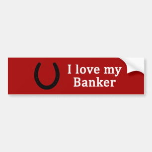 Ich Liebe mein Bankerpferd Autoaufkleber