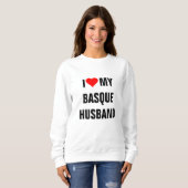 ICH LIEBE MEIN BASKENHUSBAND SWEATSHIRT (Vorne ganz)
