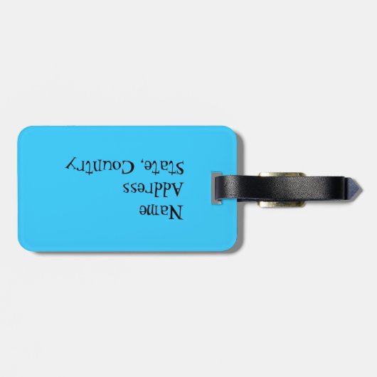 Ich Liebe mein Basset Hound Gepäckanhänger (Rückseite horizontal)