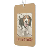 Ich Liebe mein Beagle Car Air Freshener Autolufterfrischer (Links)