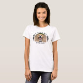 Ich Liebe mein Beagle Hund Foto T-Shirt (Vorne ganz)