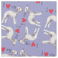 Ich Liebe mein Bedlington Terrier