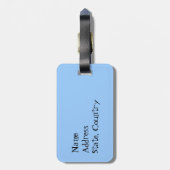 Ich Liebe mein belgisches Malinois Gepäckanhänger (Rückseite vertikal)