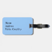 Ich Liebe mein belgisches Malinois Gepäckanhänger (Rückseite horizontal)