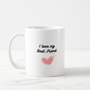 Ich Liebe mein bester Freund Classic Kaffeetasse