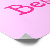 Ich Liebe mein bester Freund Poster (Ecke)