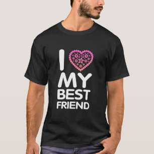 Ich Liebe mein bester Freund T-Shirt