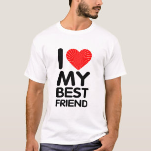Ich Liebe mein bester Freund T-Shirt