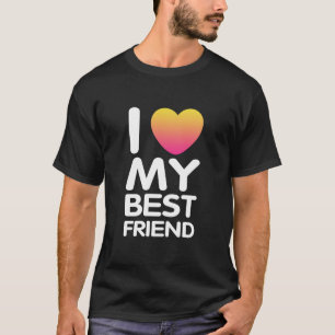 Ich Liebe mein bester Freund T-Shirt