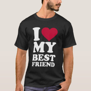 Ich Liebe mein bester Freund T-Shirt