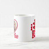 Ich Liebe mein Bestie Foto Custom Kaffeetasse (Mittel)