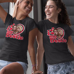 Ich Liebe mein Bestie Foto Custom T-Shirt<br><div class="desc">Sie suchen ein niedliches Geschenk für Ihre Geschenke? Dieses lustige Herzdesign kann mit einem beliebten Foto personalisiert werden.</div>